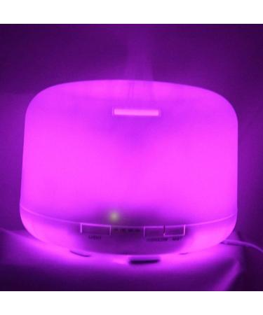 All White LED 7 Color Auto Change Essential Oil Aromatherapy Diffuser - 500ml | Best International Shipping - Buy Online on GoSupps.com