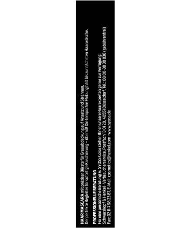 SYOSS Hair Mascara Dark Blonde Instant Grey Cover 16 ml brown 16 ml (Pack of 1) - Buy Online on GoSupps.com