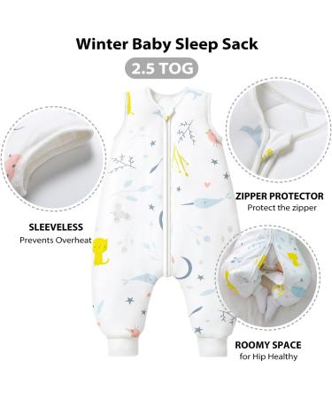 Mosebears Baby Organic Cotton Sleeping Bag | All Seasons | 2.5 Tog | Various Sizes - Buy Online on GoSupps.com