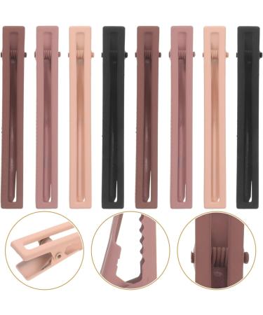 8 pieces braided hair clips side hair clips square beak clip hollow hair pin hair bun holder girls hair accessories for daily travel use - Buy Online on GoSupps.com
