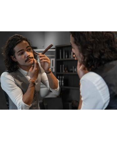 Brent Berkeley Signature Classic Open Razor - Durable Carbon Steel Beard Knife for Men - Reduces Skin Irritation - Ideal for Wet Shaving - Buy Online on GoSupps.com