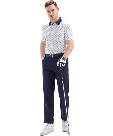 Men's Dry Fit Short Sleeve Golf Shirt, Moisture Wicking Polo - White, Large - Buy Online on GoSupps.com