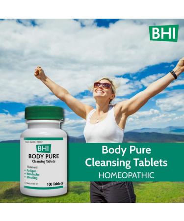 MediNatura BHI Body Pure - 100 Tablets for Natural Wellness - Buy Online on GoSupps.com