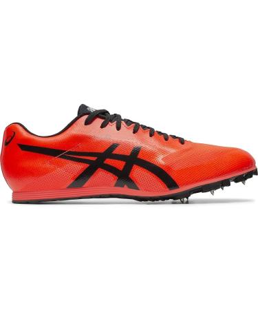 ASICS Hyper LD 6 Track & Field Shoes - Unisex, Women's 13.5 Wide/Men's 12, Sunrise Red/Black - Buy Online on GoSupps.com