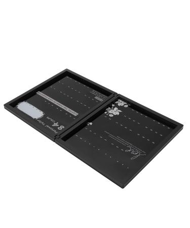 Nail Tip Display Book 25.8x21.8x2.4cm Lightweight Portable Book Shaped Nail Color Card Book for Nail Salon Supplies for Nail Art Works Display