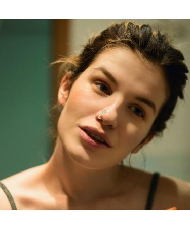 Shop Beaupretty 7pcs Non-Piercing Nose Rings - Elegant Copper Nose Jewelry for Women - Golden Heart Clip Nose Pins - Buy Online on GoSupps.com