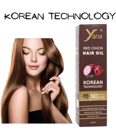 Red Onion Oil For Hair Longer For Men And Women 200ml By Korean Technology - Buy Online on GoSupps.com