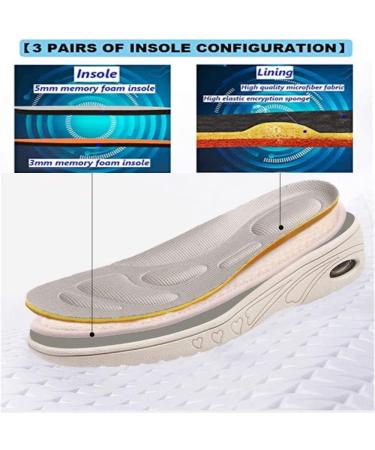 Women's Diabetic Shoes - Extra Wide Lightweight Walking Shoes for Elderly Diabetic Edema Swollen Feet - 6.5 Wide Black - Buy Online on GoSupps.com