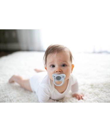 Dr. Brown's HappyPaci 100% Silicone Pacifier 0-6m BPA Free - 3 Pack Variety Pack (Blue/Light Blue/White) - Buy Online on GoSupps.com