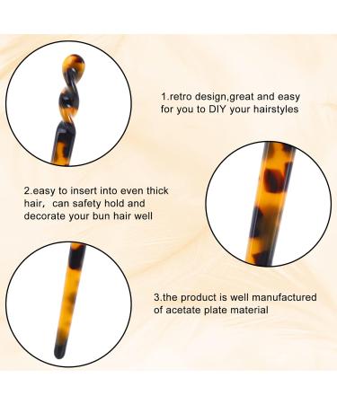 Molain Retro French Hairpins - U-Sticks & Turtle Hair Accessories for Women & Girls | 6 Unique Vintage Styles - Buy Online on GoSupps.com