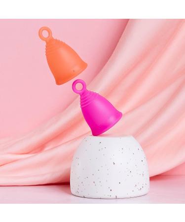 Buy Medium Silicone Ring Menstrual Cup - Reusable 10 Years with Loop Handle | Soft & Comfortable Peachcup - Buy Online on GoSupps.com