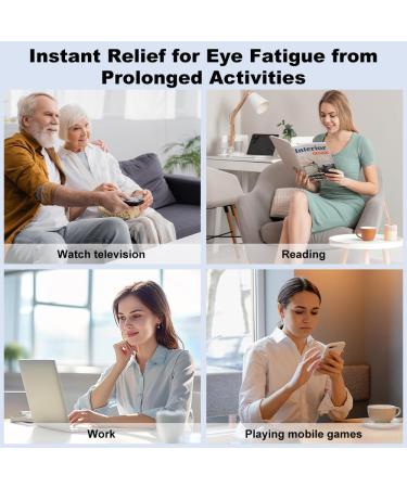 Aroma Season Cordless Heated Eye Mask - Warm Compress for Dry Eyes Styes & Blepharitis | Moist Heat Treatment Gift for Men & Women (Black - Buy Online on GoSupps.com