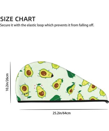 Microfiber Hair Drying Cap | Cartoon Fruit Towel Quick Drying for Curly & Thick Hair - Buy Online on GoSupps.com