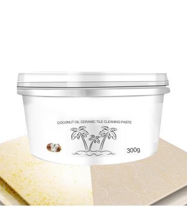 Tile Cleaning Paste Multifunctional Oil Refreshing Cleaner for Water Stains Removal Floor Shine Restoration Household Polishing Supplies for Kitchen Bathroom Shower Suanq