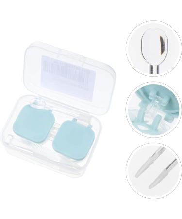 Heallily Contact Lens Container Set - Automatic Travel Case for Eye Care & Storage - Mint - Perfect for Outdoor Use - Buy Online on GoSupps.com