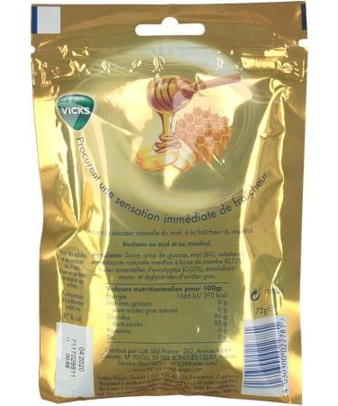 Vicks Honey Candy 72g - Pack of 3 Packs of 72g (3) - Buy Online on GoSupps.com