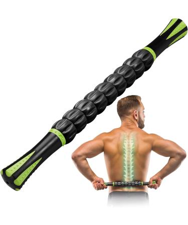 Anti-cellulite massager depth massage scooter therapeutic fitness scooter massage prevents injuries improves mobility and blood circulation black plus green