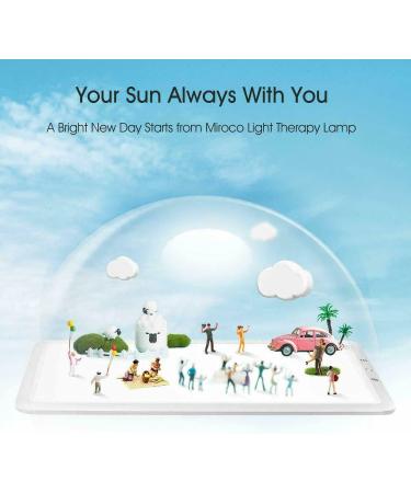 UV-Free 10000 Lux Light Therapy Lamp - Adjustable Brightness, Timer, Touch Control - Buy Online on GoSupps.com