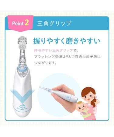 BabySmile Kids Sonic Electric Toothbrush for Ages 0-12 - Rainbow LED Smart Timer 2 Ultra Soft Brush Heads - Made in Japan (Pink - Buy Online on GoSupps.com