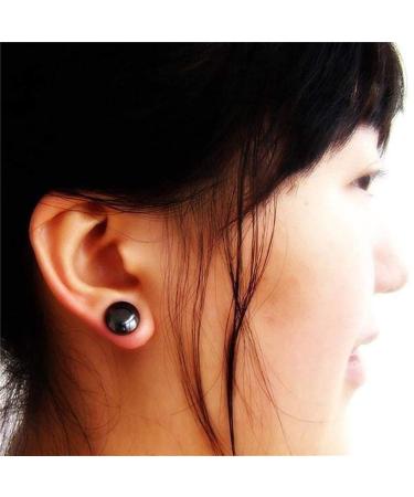 Jkapagzy Weight Loss Earrings Black Magnetic Acupuncture Point Earring Stimulating Slimming Magnet Health Bio A