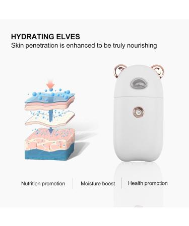Healeved 1pc Beauty Humidifier Hydrating Mister Skin Humidifier Beauty Care Mister Handheld Humidifier Face Nano Facial Mister Skin Moistener Moisturizing Mister Face Sprayer - Buy Online on GoSupps.com