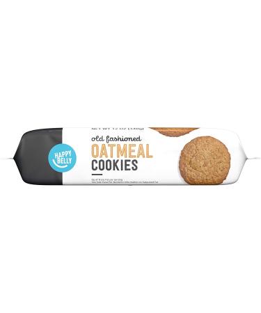 Amazon Brand - Happy Belly Old Fashioned Oatmeal Cookies 12oz | Delicious Snack for Anytime! - Buy Online on GoSupps.com