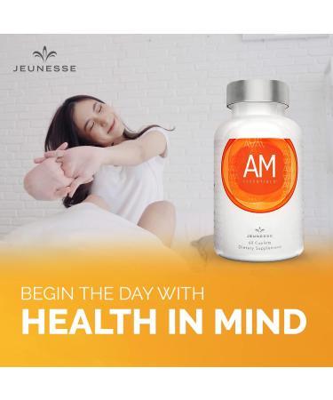 Jeunesse Global AM Essentials - 60 Caplets | Youthful Energy & Vitality - Buy Online on GoSupps.com