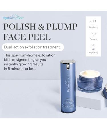 HydroPeptide Polish & Plump Face Peel | Radiant Two-Step System for Firmness & Plumpness - International Shipping Available - Buy Online on GoSupps.com