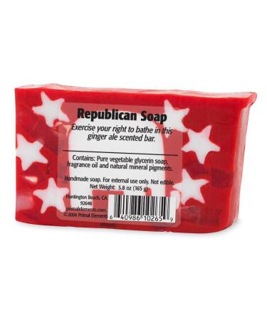 Primal Elements Wrapped Bar Soap - Republican | Eco-Friendly Luxurious & Ideal for Gifting - Shop Internationally - Buy Online on GoSupps.com