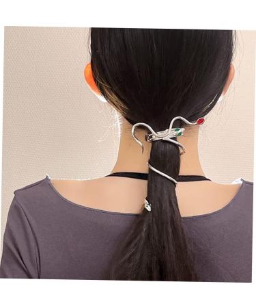 MAGICLULU Snake Hairpin Metal Hair Clips Snake Hair Clip Ponytail Holder Bohemia Barrette Vintage Headpiece Hair Styling for Women Accessories Hair Jewels for Women Twine Die - Buy Online on GoSupps.com