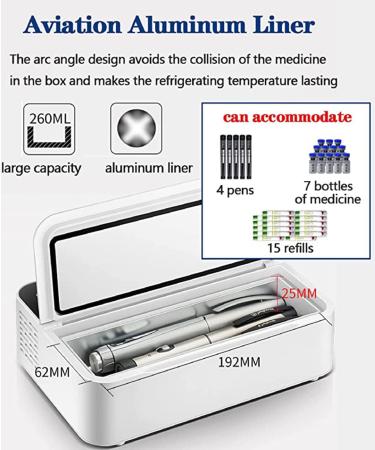 ALSUP Medicine Cooler - Travel Refrigerator for Interferon & Medication Storage (0-18 C) - Buy Online on GoSupps.com