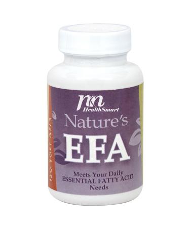 Nashua Nutrition HealthSmart Diet Supplement, Natures EFA, Essential Fatty Acids, Omega3, Omega6, Fish Oil, Borage Seed, Flax Seed Oil, 120 Capsules