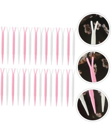 NOLITOY 100pcs Double Eyelid Y-shaped Fork Stickers Tropical Headdress Ktape Makeup Fork Make up - Buy Online on GoSupps.com