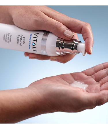 Vitali Gentle Exfoliating Cleanser - Age-Reducing Luxury Skin Exfoliator with Copper Peptides & Amino Acids for Clear Rejuvenated Skin - 4 fl. oz - Buy Online on GoSupps.com