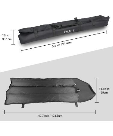Emart 36'' x 15'' Photography Backdrop Stand Carrying Bag - Heavy Duty Nylon with Handle Strap and Velcro - For Umbrella, Boom Stands, Tripods, Monopods - Black - Buy Online on GoSupps.com
