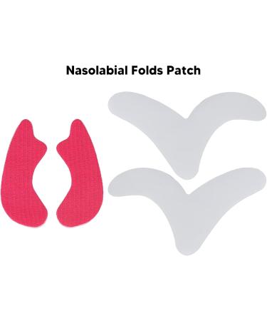 Nasolabial Folds Smoothing Patch V Shaped Nasolabial Folds Patch Face Removal Pads Hydrogel Cheek Stickers Anti Aging Facial Firming Lifting Patch - Buy Online on GoSupps.com