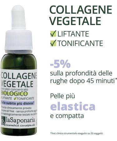 La Saponaria Collageno Vegetal 30Ml - Buy Online on GoSupps.com