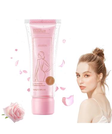 QPASRLAL Whitening Lotion, Double Tube Whitening Cream, Face Toning Cream, Moisturizing Cream to Improve Dull Skin Tone on Body/Face