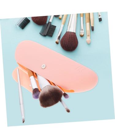 Angoily Silicone Makeup Brush Holder Silica Gel Organizer Travel Portable Travel Cosmetic Brush Bag - Buy Online on GoSupps.com
