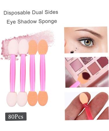 Healeved 160 Pcs Sponge Makeup Stick Eyeshadow Makeup Brush Cosmetic Eye Shadow Sponge Non Latex - Buy Online on GoSupps.com