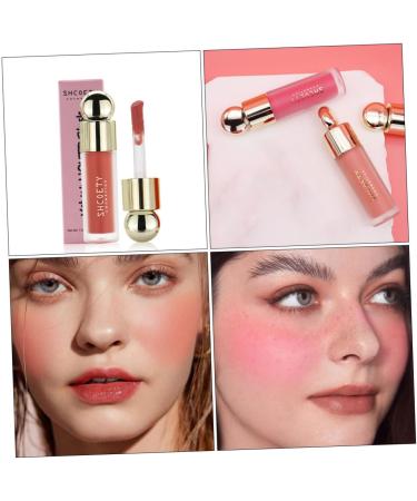 DRESSOOS 2pcs Hydrating Blush Cream Blush Blouses for Cheek Blush Blusher Powder Stick Blush Liquid - Buy Online on GoSupps.com