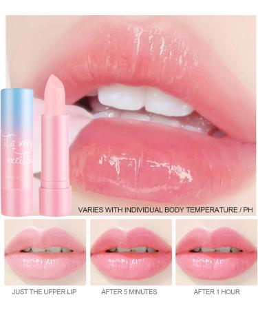 Colour Changing Lip Balm Peach Flavour Tinted Lip Balm Moisturizing Lipstick Long Lasting Hydration Natural Look Lip Balms Women Lip Care Lip Stick For Dry & Cracked Lips (01 Peach) - Buy Online on GoSupps.com