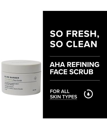 Blind Barber Regimen Skin Care Set - Face Scrub, Under Eye Cream, Supercharged Face Toner, Rice Bran Facial Cleanser & Hydrating Balm - 5 Mens Skin Care Products for Daily Use - (5 Count) - Buy Online on GoSupps.com