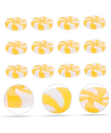 Zerodeko 150 Pcs Christmas Candy Decorations Christmas Sto Christmas Garland Decorations Hanging Diy Jewelry Candy Christmas Ornaments Peppermint Decor Christmas Tree Acrylic Light Post Yellowx3pcs 2.2X2.2X0.5cmx3pcs - Buy Online on GoSupps.com