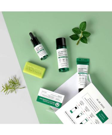 Some By Mi AHA.BHA.PHA 30 Days Miracle Starter Kit - 4 Piece Set for Clear Skin - Buy Online on GoSupps.com
