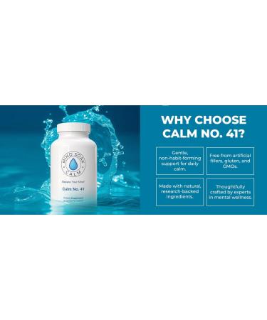 Mind Soak No. 41 Calm Stress Relief and Relaxation Supplement Vegan Non-GMO 90 Capsules Made in Canada - Buy Online on GoSupps.com