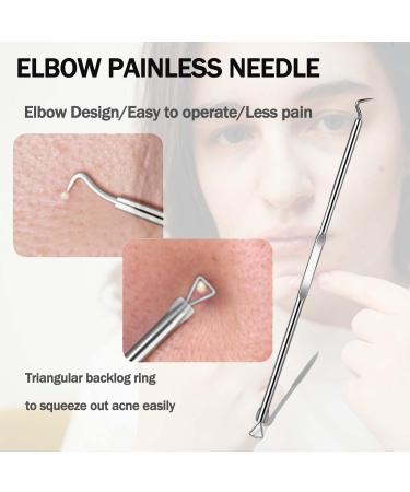 Pimple Popper Tool Kit - 15PCS Blackhead Remover & Extraction Tools for Estheticians - Buy Online on GoSupps.com