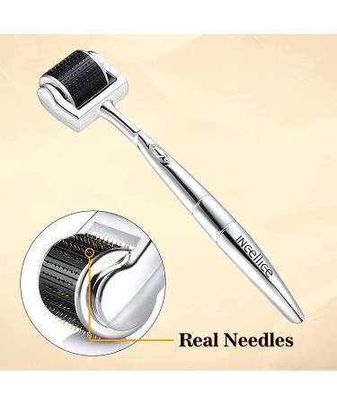 Incellice 192 Titanium Needles Derma Roller for Hair Growth in Women and Men 1.0 - Buy Online on GoSupps.com