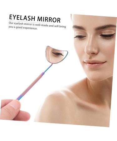 Healeved 1pc Eyelash Grafting Salon Tool Eyelash Supply Eyelash Inspection Mirror Handheld Eyelashes Mirror Eyelash Check Mirror Eyelash Tools Mirror for Eyelash - Buy Online on GoSupps.com