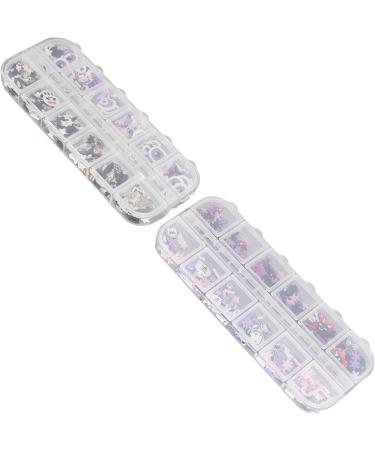 Halloween Nail Art Slices Exquisite Funny Skull Pattern 3D Clay Nail Slices Decoration for Nail Salon for Halloween Party - Buy Online on GoSupps.com